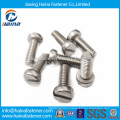 High Quality DIN84 Stainless Steel Fillister Slotted Machine Screws